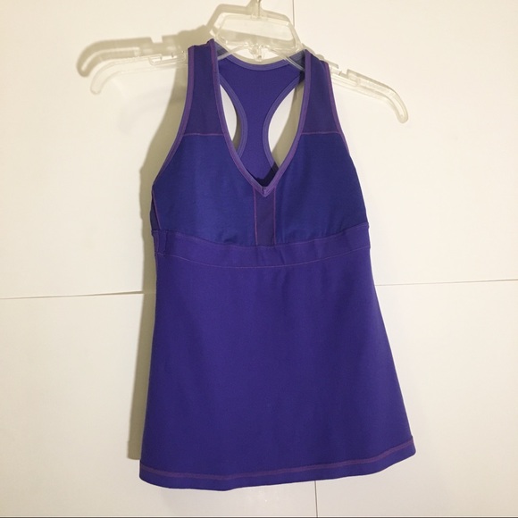 Lululemon athletica racer back tank purple size 4 - Picture 2 of 8